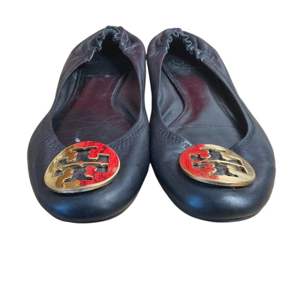 Tory Burch Minnie Leather Ballet Flats - Picture 4 of 8
